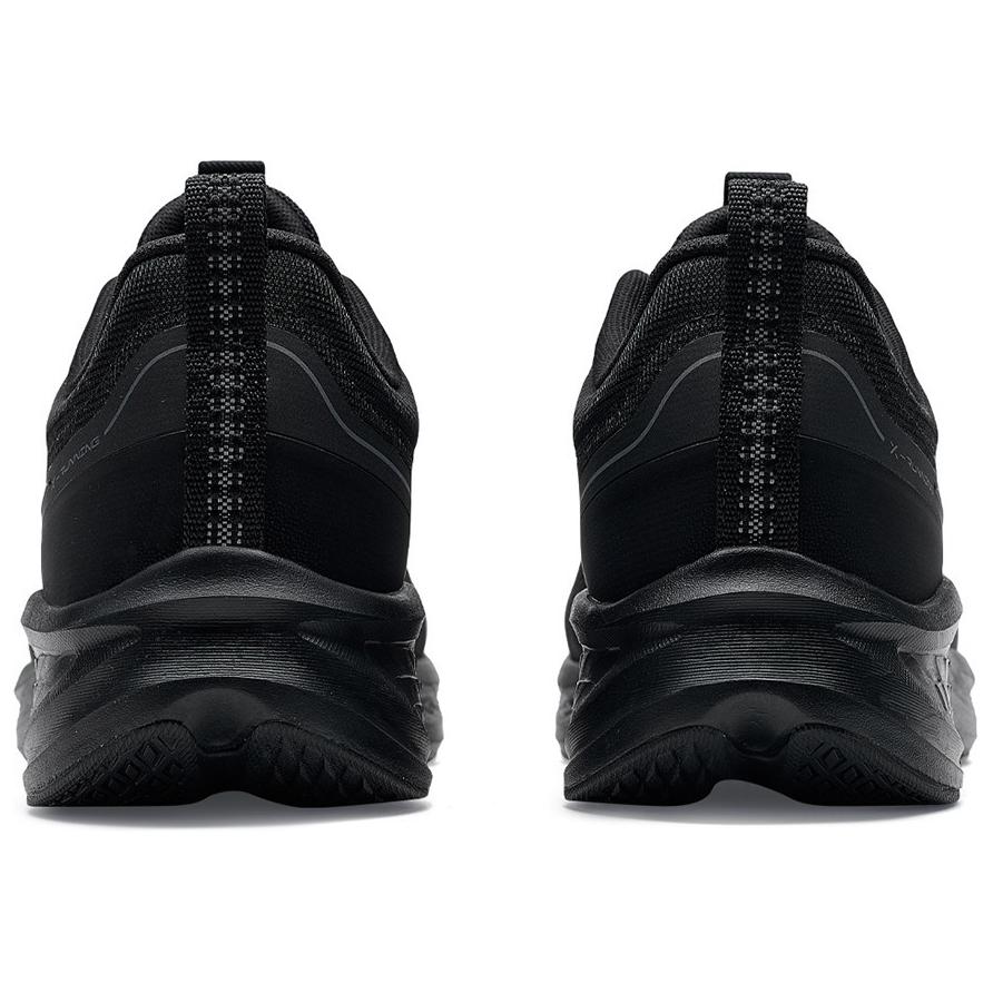 XTEP Cushioning Slip Resistant Low top Casual Running Shoes Men’s Black Gray