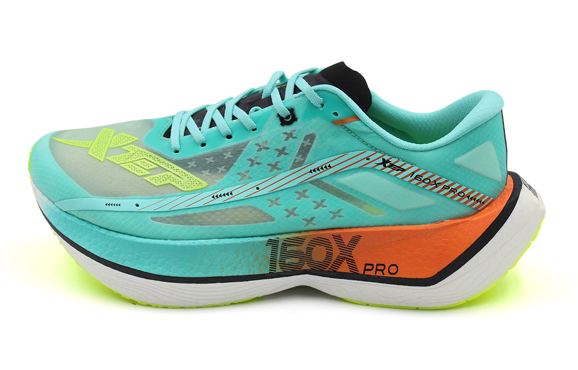 XTEP 160X 2.0 Pro Racing Textile, TPU Cushioning Slip Resistant Abrasion Resistant Breathable Lightweight Rebound