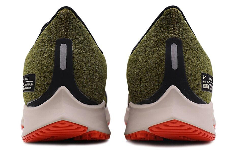 Мужские кроссовки Nike Pegasus 35 Shield "Olive Flak" (оливковые) — 橄榄绿 — фото 5
