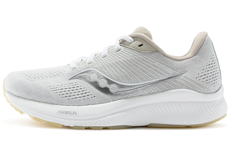 Saucony Guide 14 Abrasion Resistant Breathable Support Low top Running Shoes Women’s Beige Gray