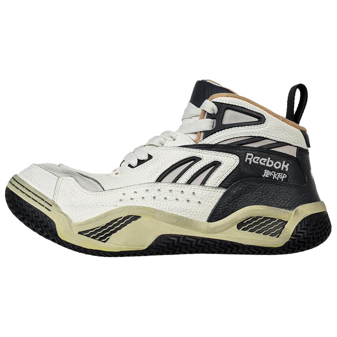 HED MAYNER x Reebok BLACK TOP Abrasion Resistant High top Casual Running Shoes Men's Black White