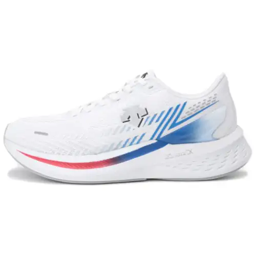 DESCENTE Slip Resistant And Breathable Low top Training Running Shoes Men's White Blue