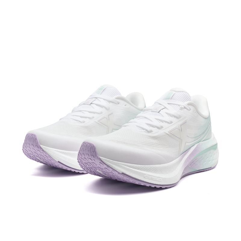 XTEP 5 Speed 3 Cushioning Breathable Low top Training Running Shoes Women’s White