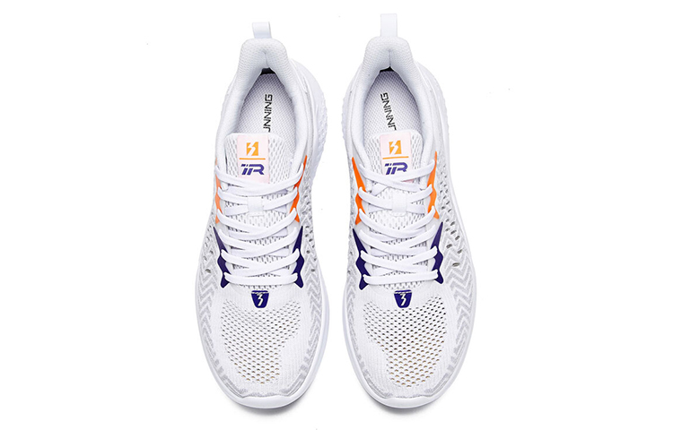 361° NFO Technology Breathable Low top Running Shoes Men’s White Orange
