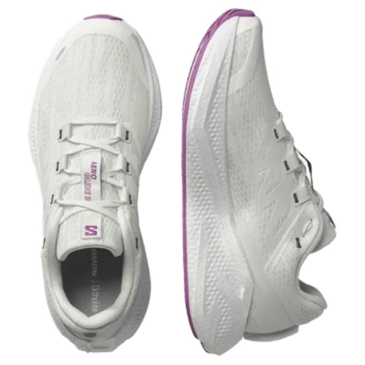 SALOMON AERO GLIDE 3 Breathable Low top Running Shoes Men’s White Purple