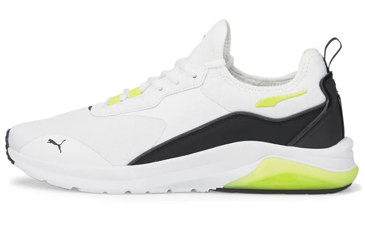 PUMA Electron Running Shoes Unisex Low-top White/Black/Yellow