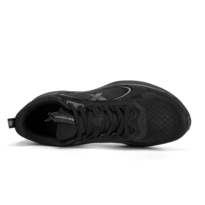 XTEP Cushioning Rebound Cushioning Rebound Low top Casual Running Shoes Men’s Black