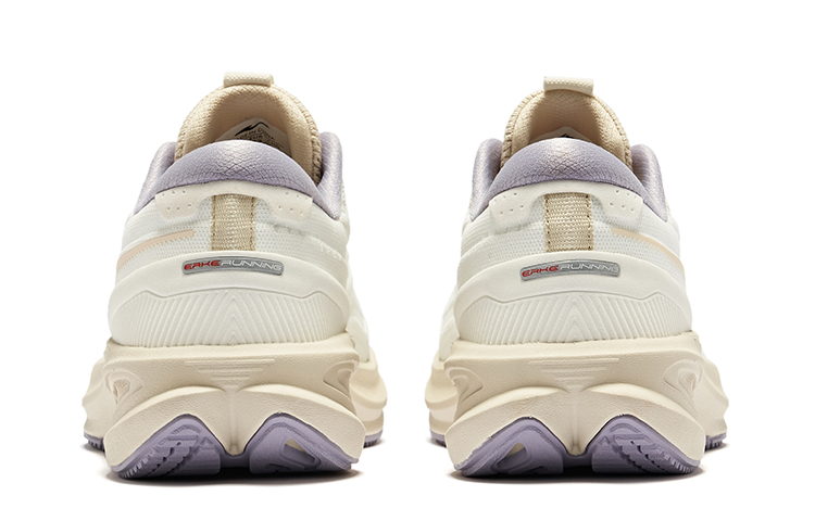 Erke Cushioning, Wear Resistant Low top Running Shoes Women’s Microcrystal White Warm Linen