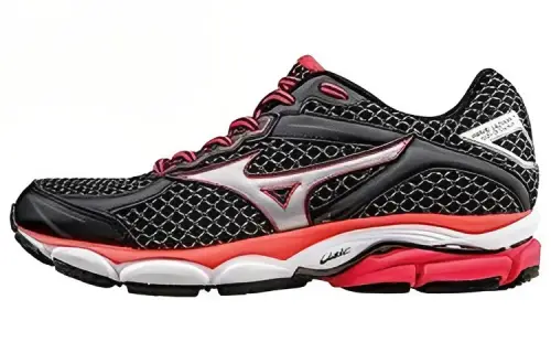 Mizuno Wave Ultima 7 Comfortable And Trendy Low top Running Shoes Women's Black Red White