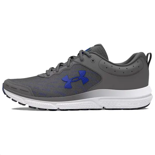 Under Armour Charged Assert 10 Comfortable Low top Running Shoes Men's Gray Blue