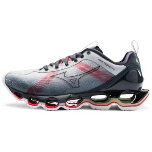 Mizuno Prophecy X Textile, Synthetic Leather Slip Resistant, Abrasion Resistant, Breathable Low top Running Shoes Men's