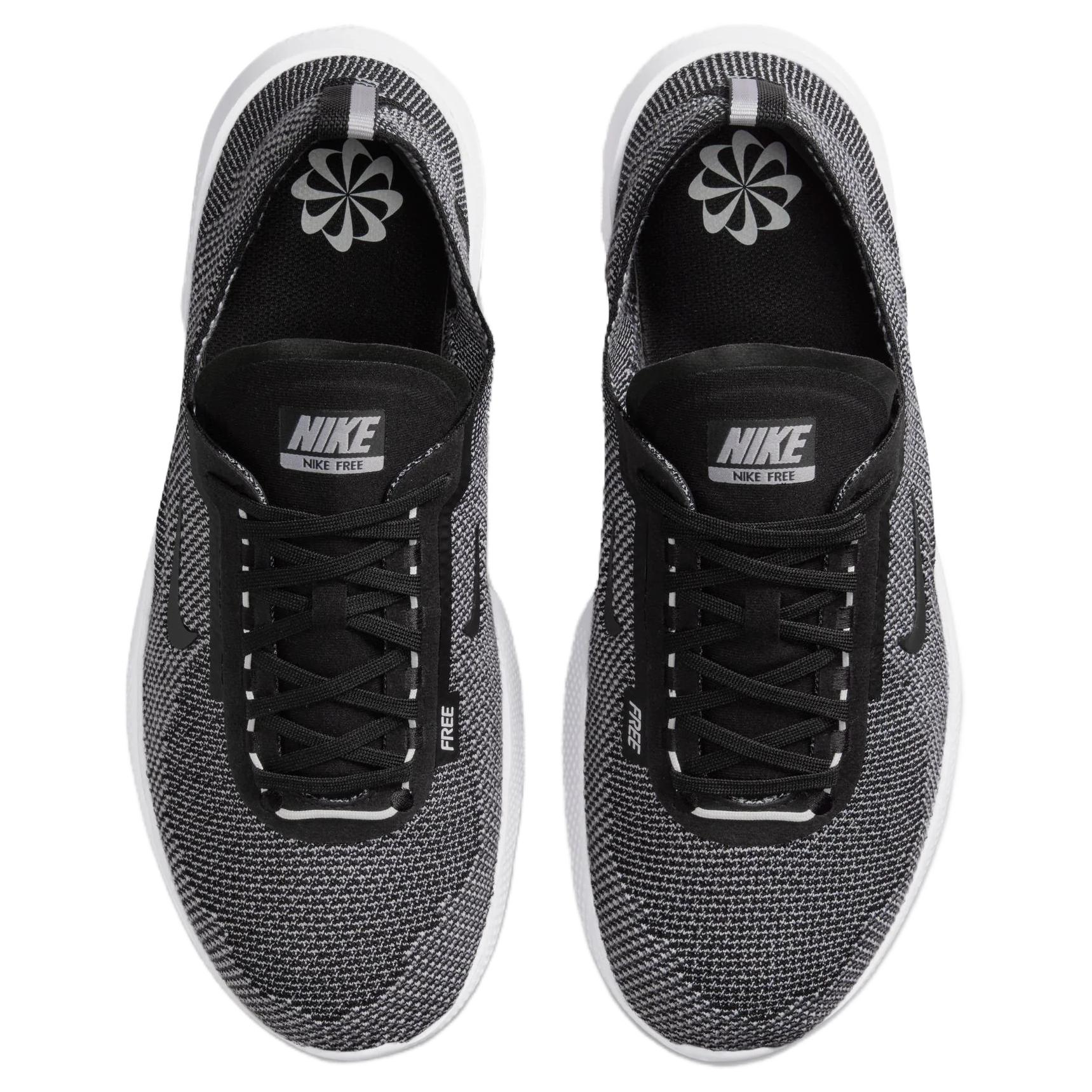 Nike Free 2025 Abrasion Resistant Breathable Low top Running Shoes Men’s Black White