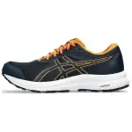 Asics Gel Contend 8 Training Cushioning, Wear Resistant Low top Running Shoes Men's Blue Orange