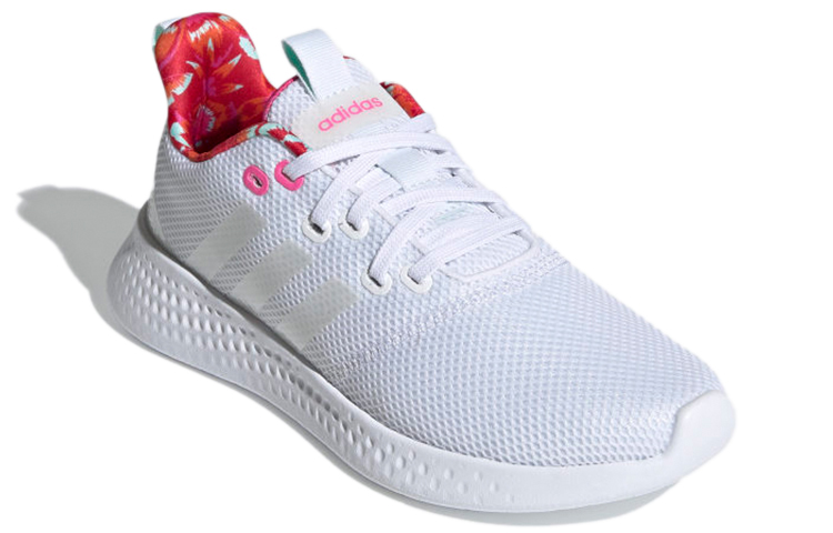 Женские кроссовки adidas neo Puremotion 2.0 (бело-серые) — Белый / серый / красный — фото 3