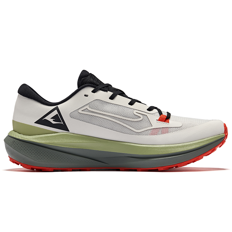 Erke Cushioning Slip Resistant Breathable Coverage Low top Running Shoes Men’s Wild Gray Celery Color