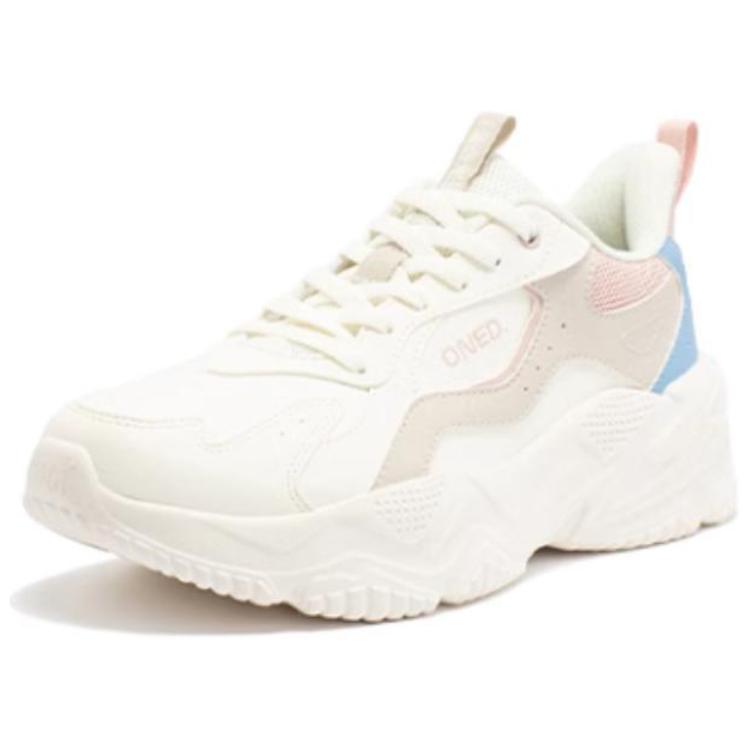 361° Comfortable Cushioning, Wear Resistant Low top Running Shoes Women’s White Blue