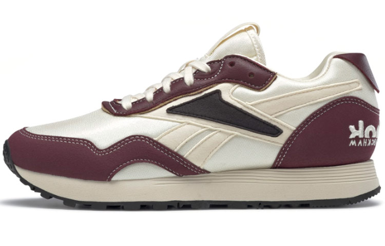 Reebok Victoria Beckham Rapide воздухопроницаемый Удобная шок по абсорбции кроссовки с низкой вершиной черный белый каштан