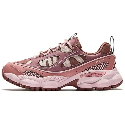 Anta Champion All Weather Collection Slip Resistant Lightweight Rebound Low top Casual Shoes Women's Red