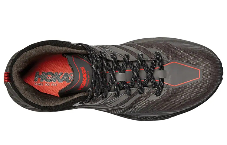 HOKA ONE ONE Speedgoat Mid Gore Tex 2 Black Grey Red