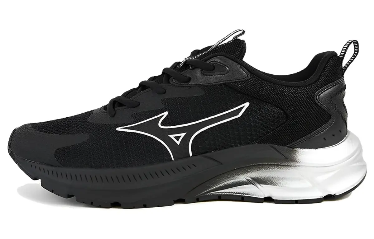 Mizuno Low Top 'Shock Absorption NonSlip Durable Black White'