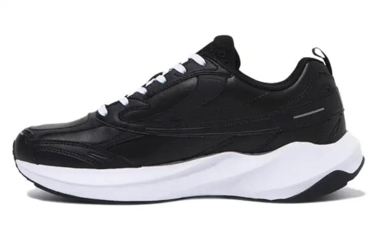 FILA Slip Resistant Low top Running Shoes Unisex Black White