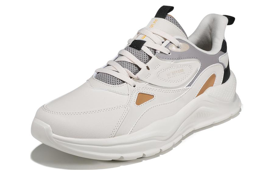 361° Slip Resistant Abrasion Resistant Cushioning Lightweight Low top Running Shoes Men’s White Gray