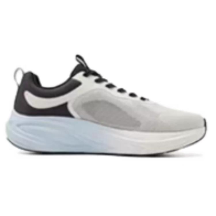 QIAODAN Cushioning, Wear Resistant Low top Casual Training Running Shoes Men’s Gray Blue