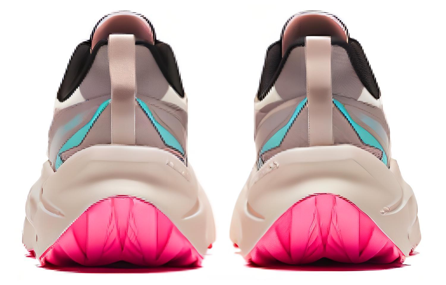Anta Comfortable Slip Resistant Abrasion Resistant Low top Running Shoes Women’s White Gray Pink