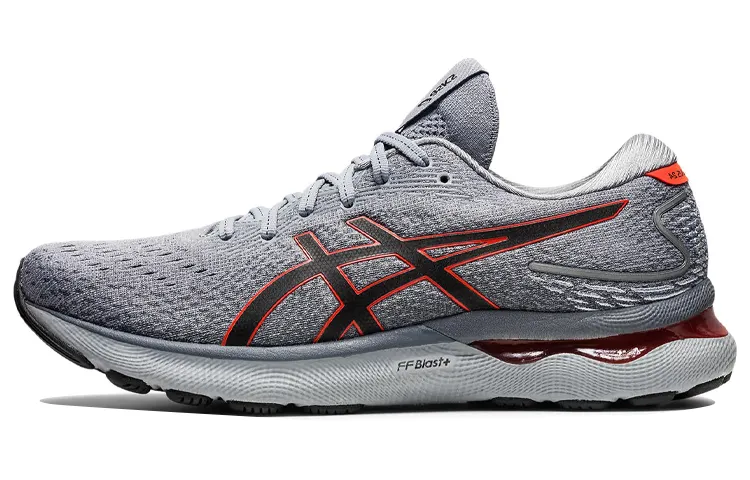 ASICS Gel Nimbus 24 2E Wide 'Sheet Rock Cherry Tomato'
