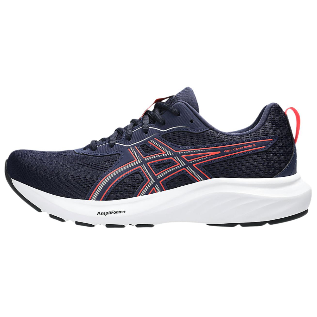 Asics GEL CONTEND 9 Abrasion Resistant Support Low top Marathon Running Shoes Unisex Blue