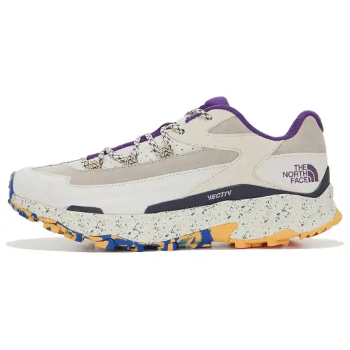 THE NORTH FACE Cushioning Slip Resistant Low top Running Shoes Men's Ecru