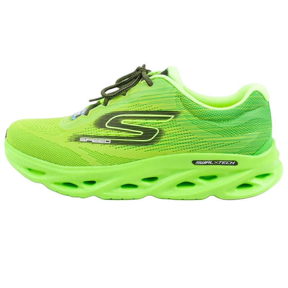 Skechers GO RUN Swirl Tech Speed Cushioning Abrasion Resistant Cushioning, Wear Resistant Low top Running Shoes Men’s
