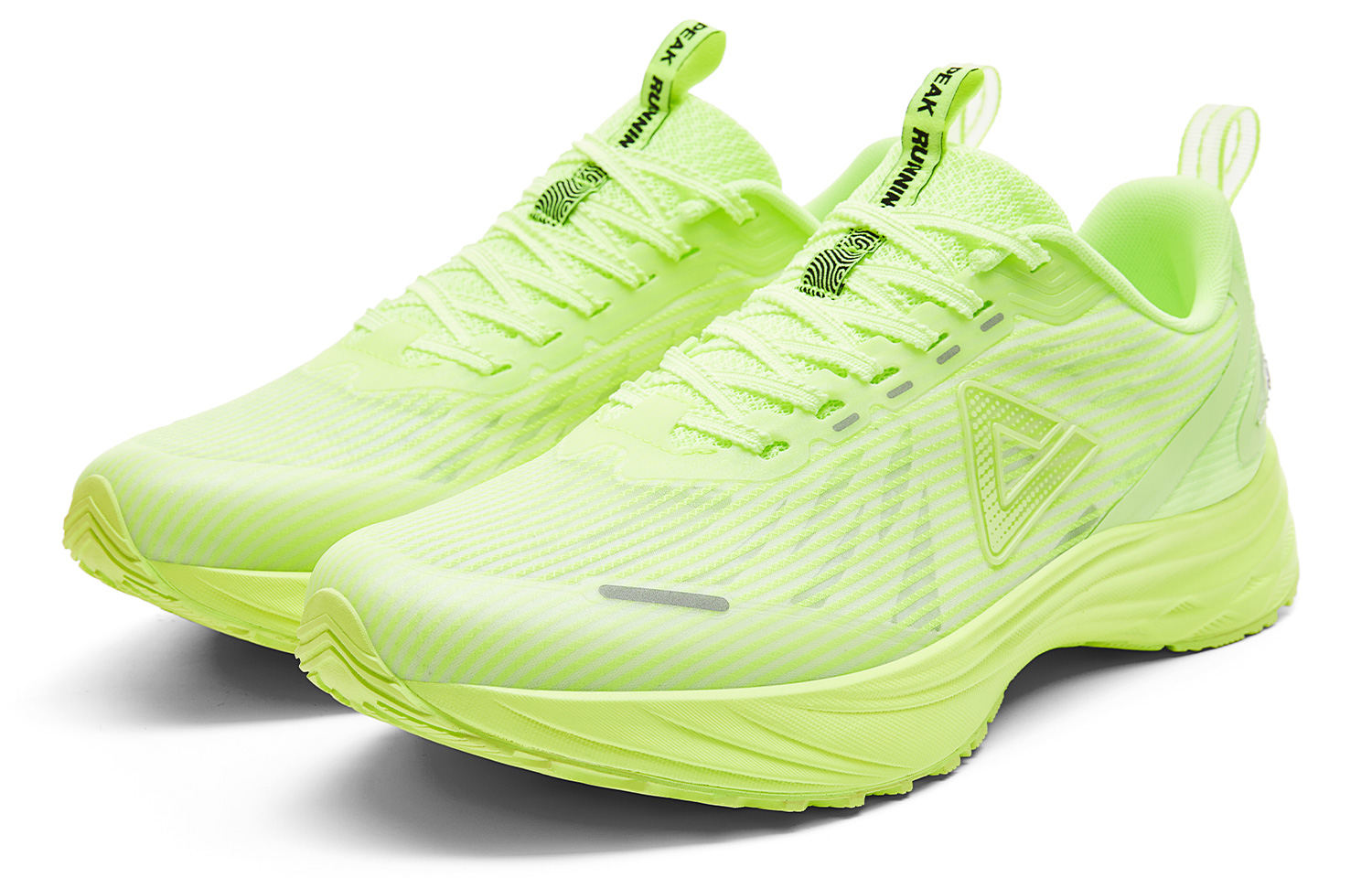 PEAK Abrasion Resistant Rebound Low top Training Running Shoes Men’s Neon Green
