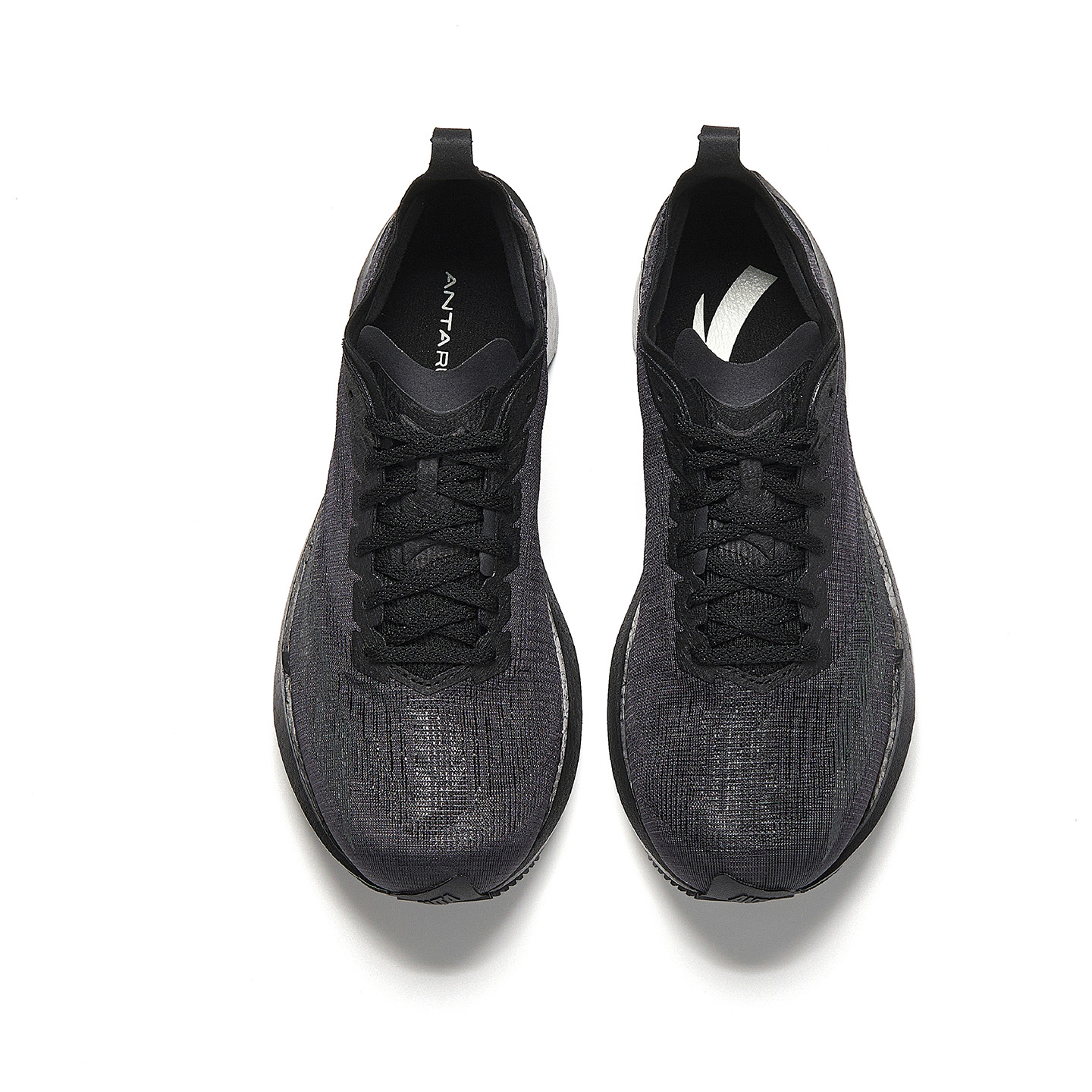 Anta Low top Nitrogen Technology KPU Outsole Casual Training Racing Running Shoes Men’s Basic Black