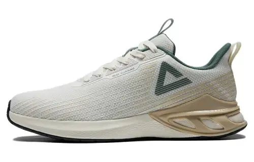 PEAK Low top Running Shoes Men's Ecru Fruit Green