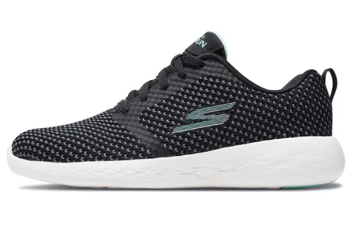 Skechers GO RUN Running Shoes Women's Low Top Black/Light Green