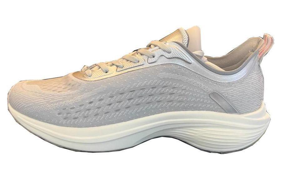 Erke Strange Bullet 3.0 Cushioning Abrasion Resistant Breathable Lightweight Low top Running Shoes Men’s White