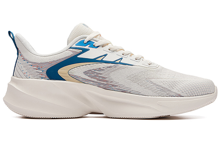 361° Cushioning Slip Resistant Breathable Lightweight Low top Running Shoes Men’s White Blue
