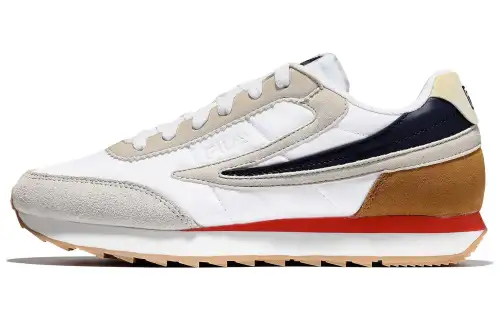 FILA Jogger Low top Casual Running Shoes Unisex White Gray