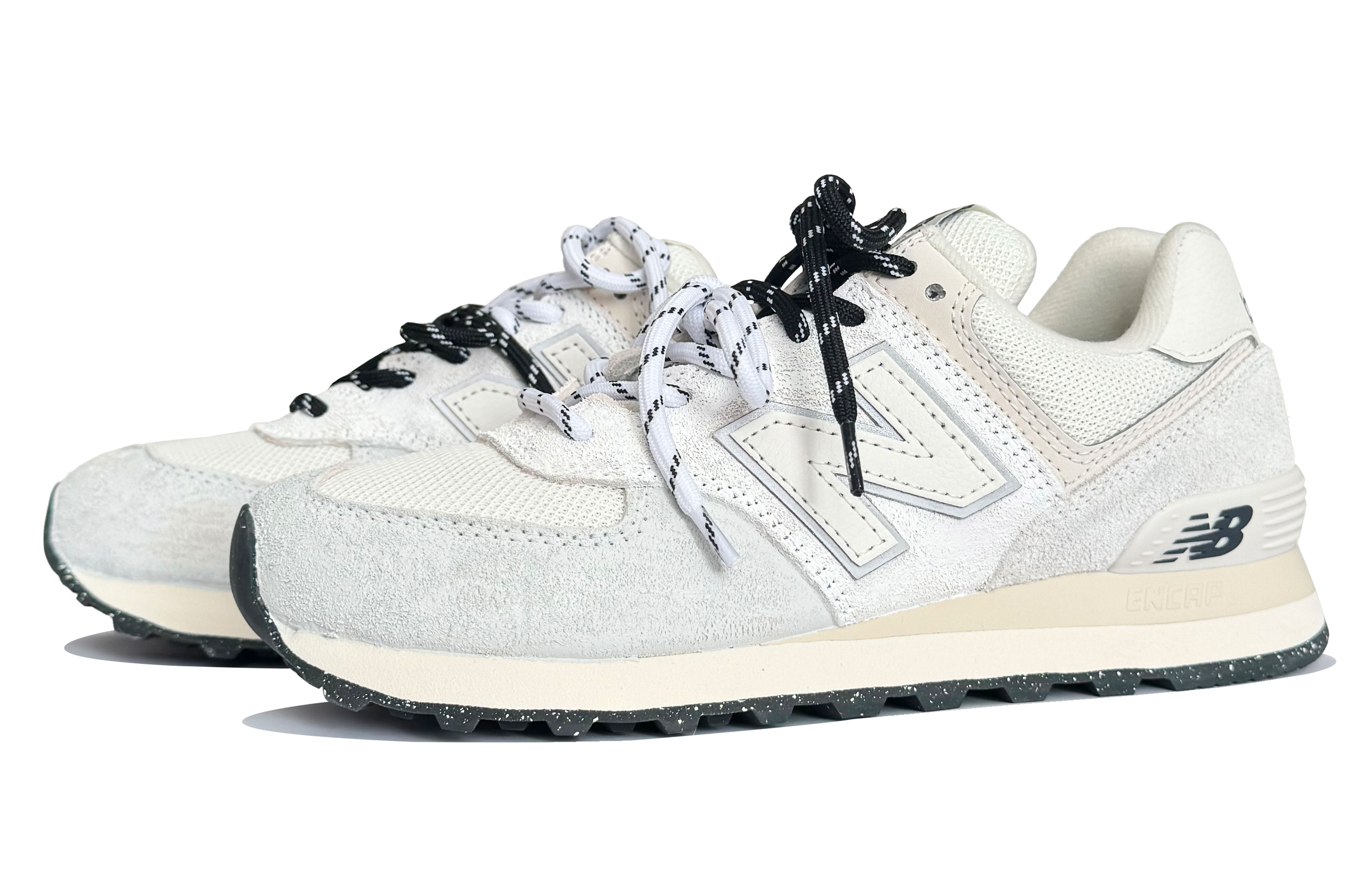 New Balance NB 574 Lightweight Low top Running Shoes Unisex Gray White