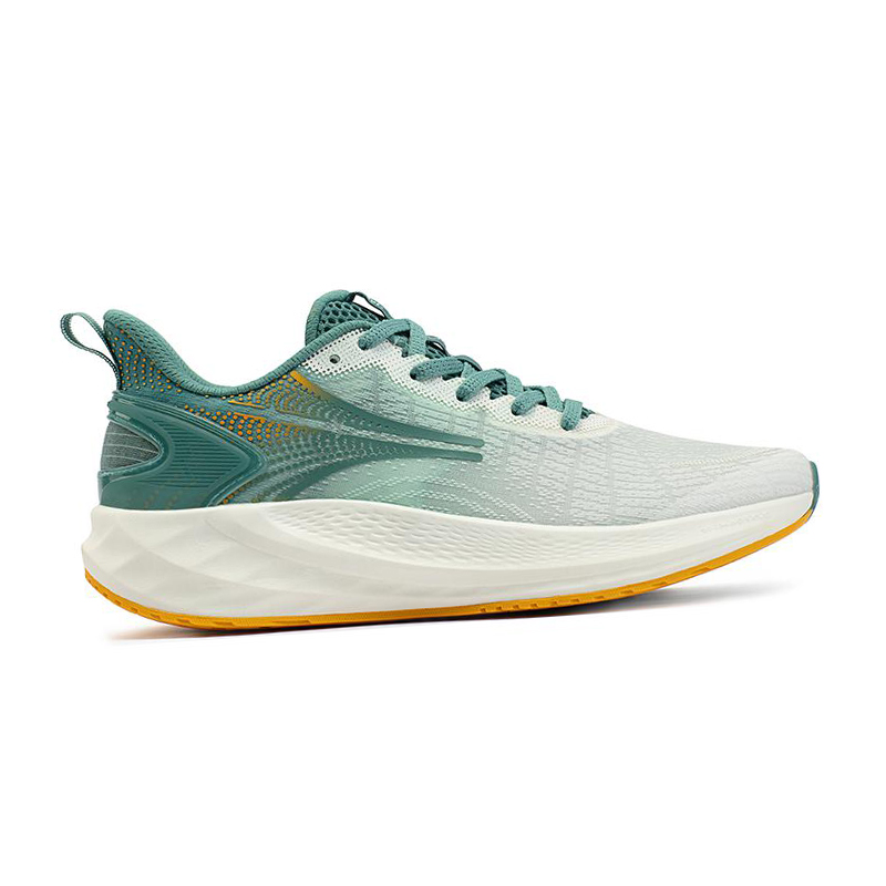361° Feather Slip Resistant, Abrasion Resistant, Breathable Low top Running Shoes Men’s White Green