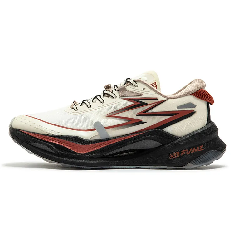 361° Low top Casual Training Running Shoes Unisex Beige Black