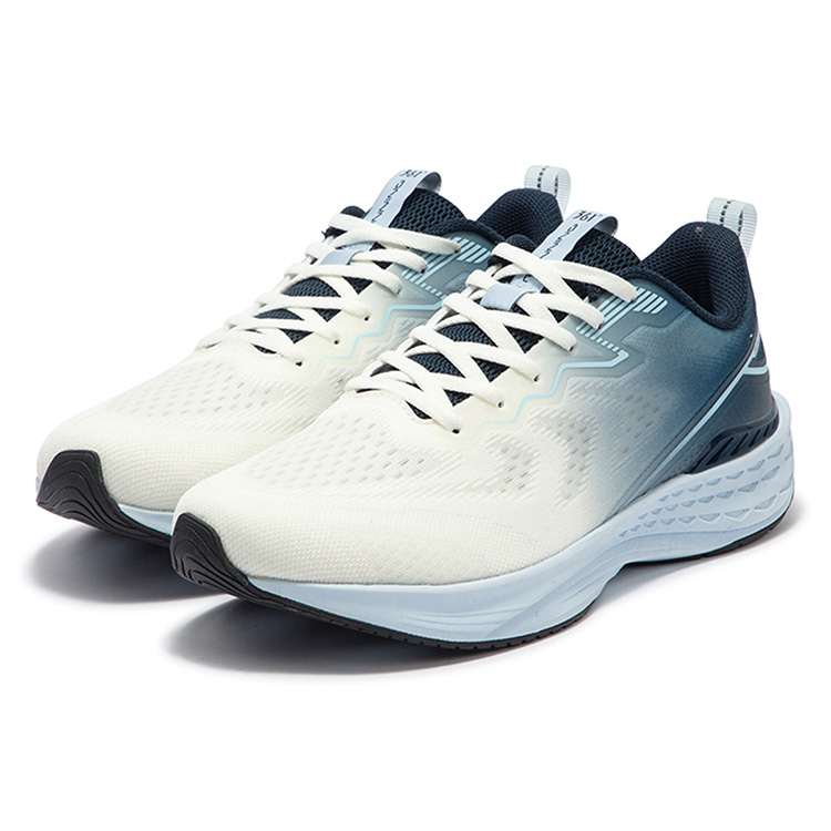 361° Flying Fish 3.0 Cushioning Slip Resistant Abrasion Resistant Low top Casual Running Shoes Men’s White Blue