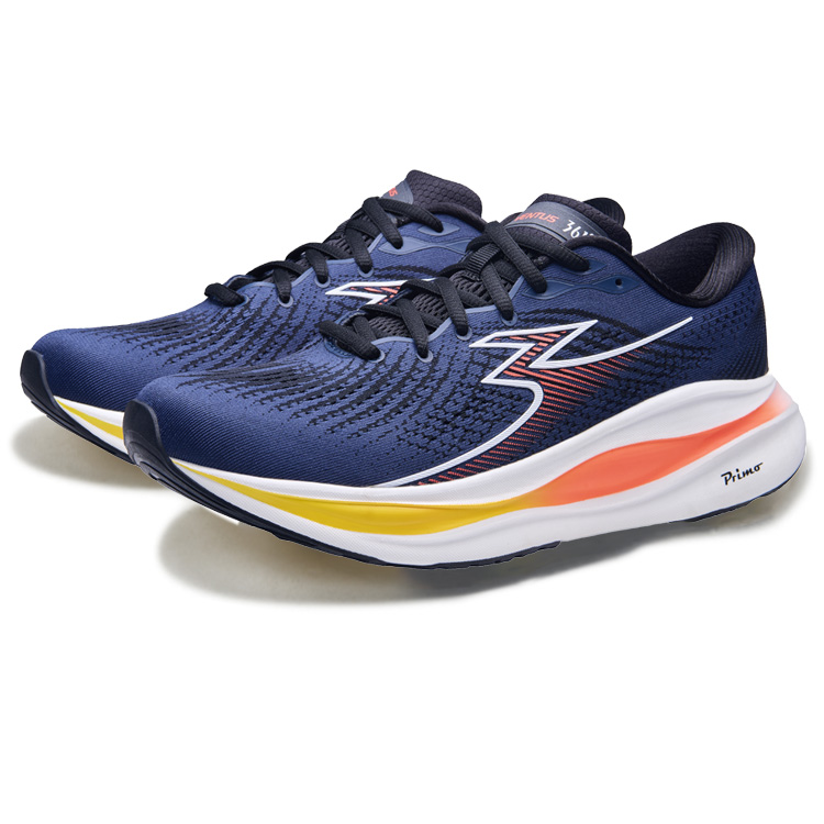 361° Cushioning, Wear Resistant Low top Long Distance Running Shoes Men’s Formalwear Blue