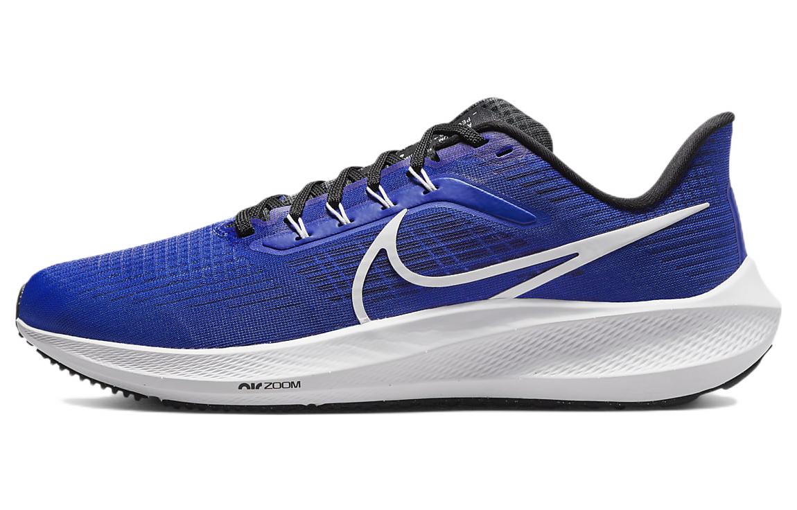 Nike Air Zoom Pegasus 39 comfortable and versatile mesh fabric breathable wrapping support low-top running shoes men's blue