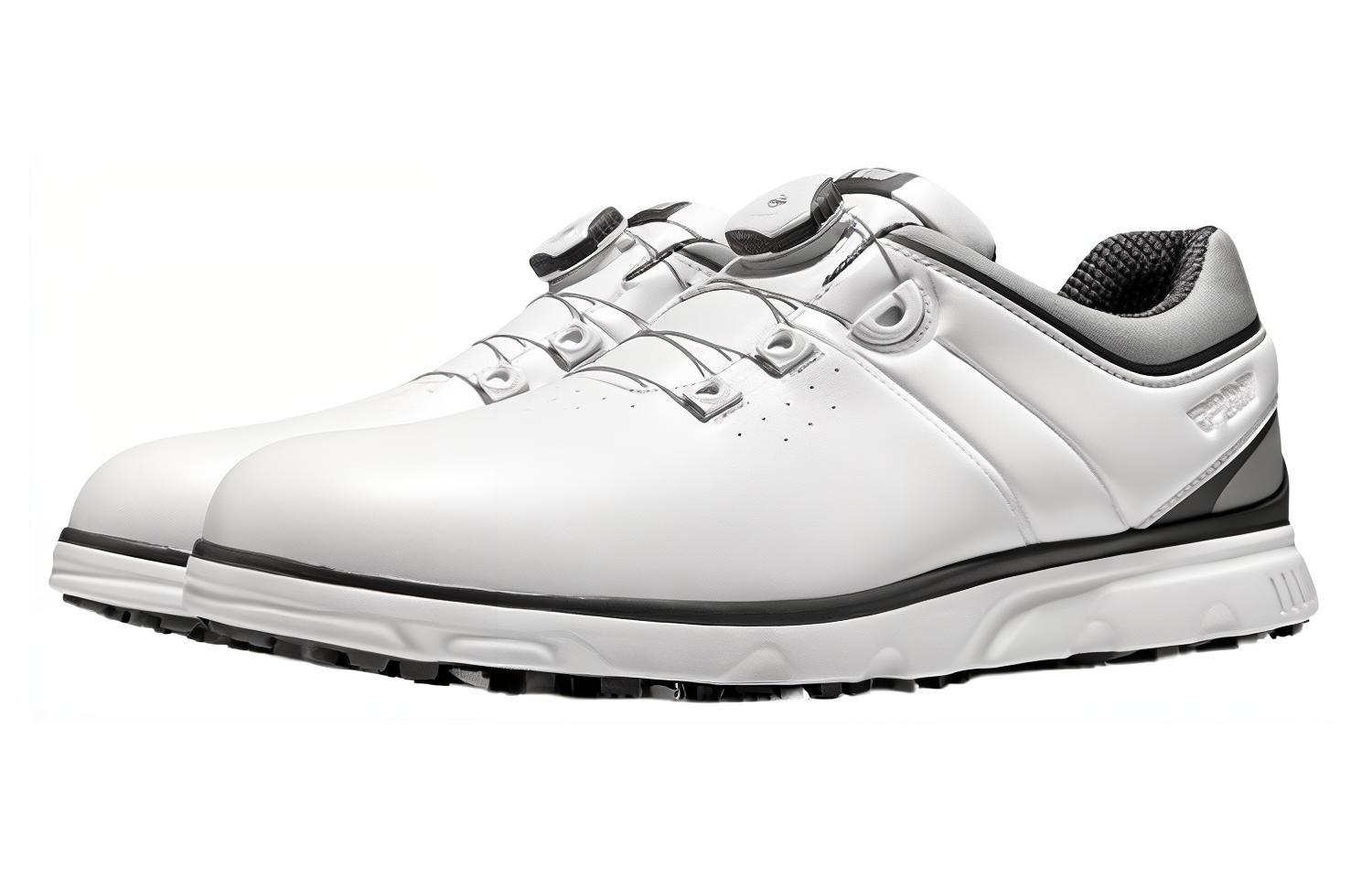 PGM Microfiber Leather Low top Golf Shoes Men’s White