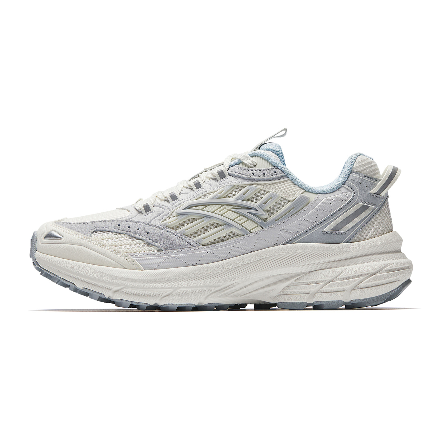 Anta AT957 Textile, Synthetic Leather Abrasion Resistant Breathable Low top EVA, Rubber Casual Running Shoes Women’s