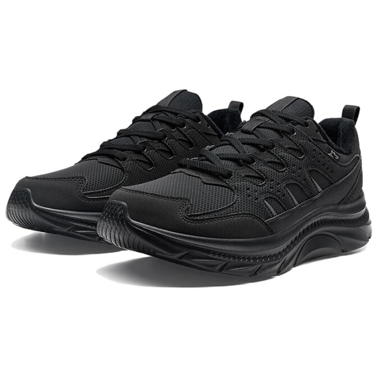 XTEP Abrasion Resistant Slip Resistant Low top Casual Running Shoes Women’s Black