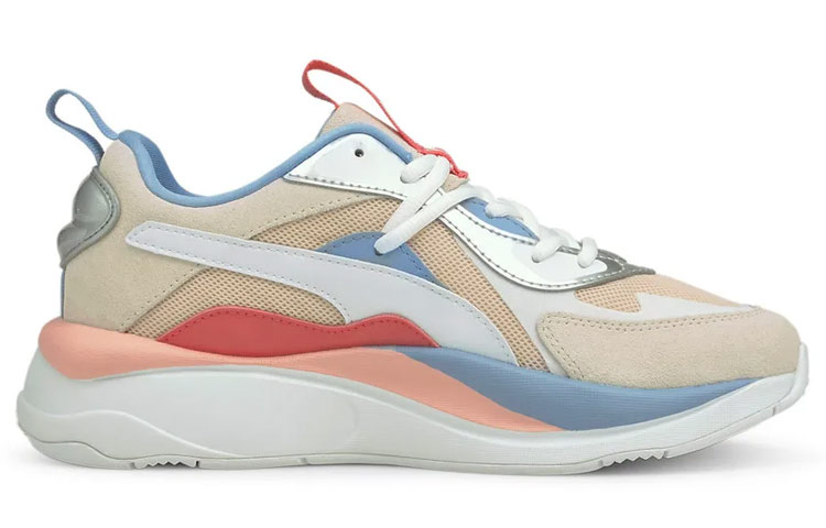 Женские кроссовки PUMA Rs-Curve Aura (розово-бежевые) — фото 2