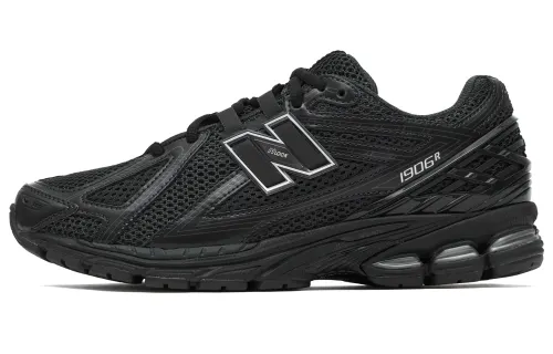 New Balance NB 1906R Fashion Versatile Textile Synthetic Leather Low-Top Casual Running Shoes Unisex Black